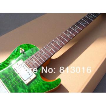 Custom PRS Santana Green Electric Guitar