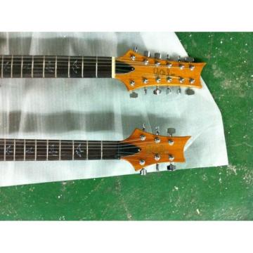 Custom PRS Double Neck Electric Guitar Santana Electric Guitar
