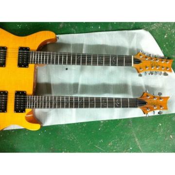 Custom PRS Double Neck Electric Guitar Santana Electric Guitar
