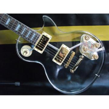 Custom Plexiglass Acrylic Transparent LP Standard Electric Guitar
