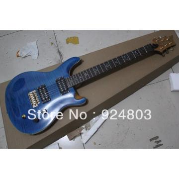 Custom PRS 22 Frets Blue Wave Electric Guitar