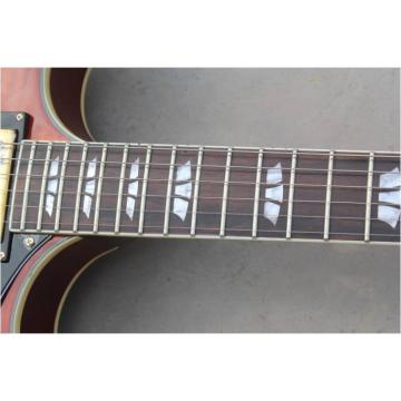 Custom Memphis Big Rocker Sunburst Electric Guitar Aged Tiger Bigsby Tremolo