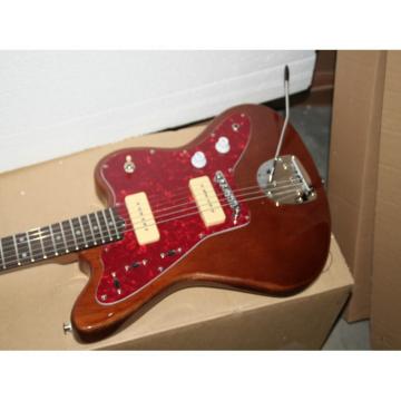 Custom Fender Jaguar Brown Electric Guitar