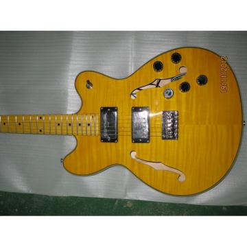 Custom Fender Starcaster Yellow Electric Guitar