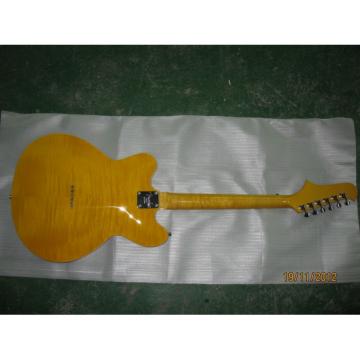 Custom Fender Starcaster Yellow Electric Guitar