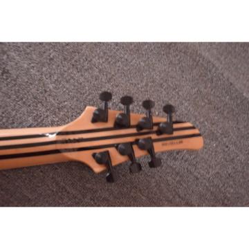 Custom Built Regius 7 String Trans Blue Mayones Guitar