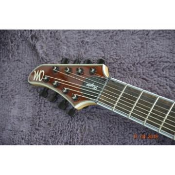 Custom Built Mayones Regius 8 String Brown Electric Guitar