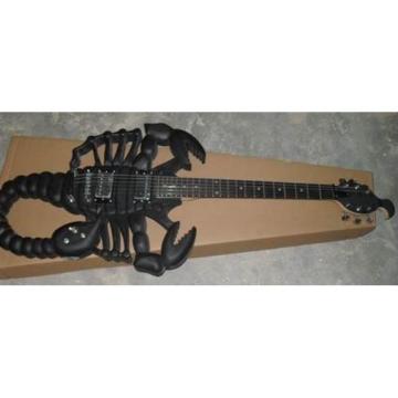 Custom Shop 6 String Black Scorpion Electric Guitar