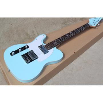Custom Fender Left Handed Sky Green Telecaster Electric Guitar