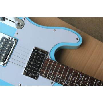 Custom Fender Left Handed Sky Blue Telecaster Electric Guitar