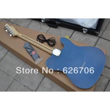 Custom Fender Left Handed Telecaster Blue Electric Guitar Bigsby Tremolo Option