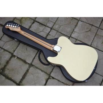 Custom Fender F Hole Pearl White Telecaster Electric Guitar