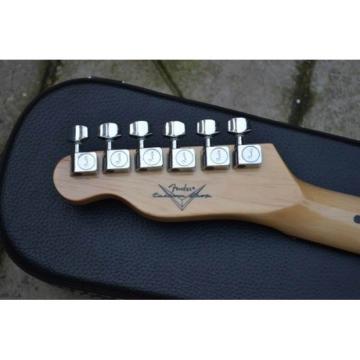 Custom Fender F Hole Pearl White Telecaster Electric Guitar