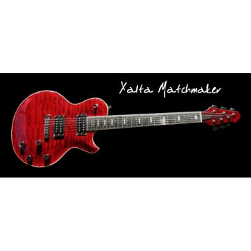 Custom Built XM Red Flame Maple Top Guitar