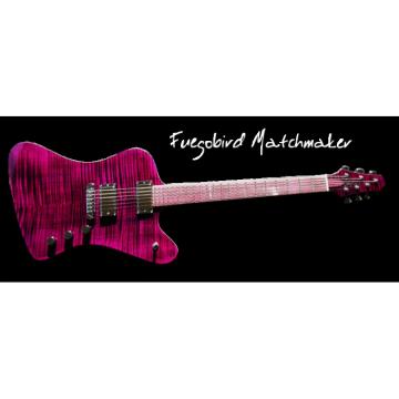 Custom Built FBM Flame Maple Top Purple Guitar