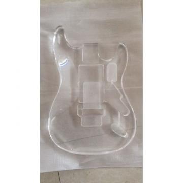 Custom Unfinished Plexiglas Lucite Fender Acrylic Stratocaster Guitar Transparent
