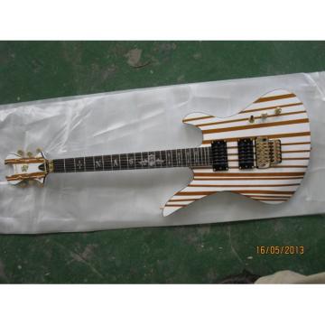 Custom Schecter White Gold Synyster Guitar