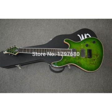 Custom Built Regius 7 String Transparent Green Mayones Guitar Japan Parts