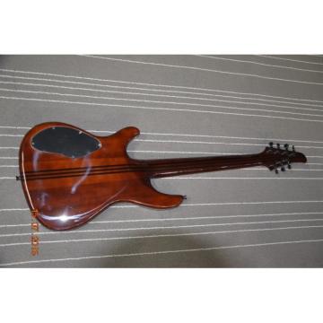 Custom Built Regius 7 String Gray Flame Maple Finish Mayones Guitar