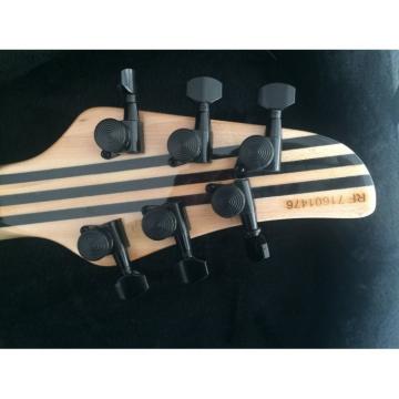 Custom Built Regius 6 String Gray Tiger Maple Top Neck Through Mayones Guitar