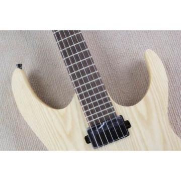 Custom Shop Black Machine 6 String Natural Finish Guitar