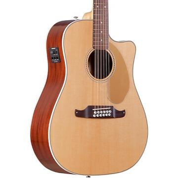 Fender California Series Villager SCE Cutaway Dreadnought 12-String Acoustic-Electric Guitar Natural