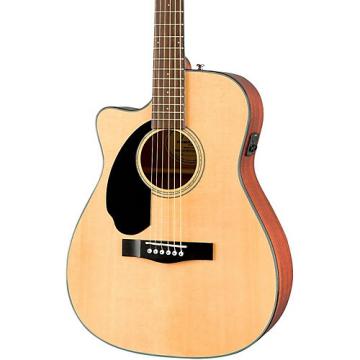 Fender Classic Design Series CC-60SCE Cutaway Concert Left-Handed Acoustic-Electric Guitar Natural