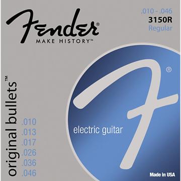 Fender 3150R Original Bullets Pure Nickel Wound Electric Guitar Strings - Regular