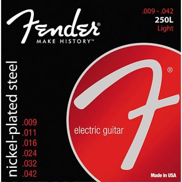 Fender 250L Super 250 Nickel-Plated Steel Electric Guitar Strings - Light