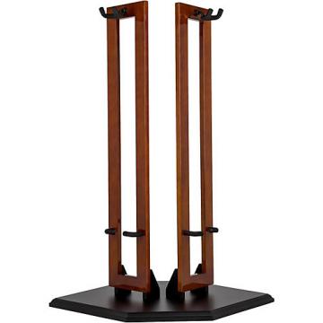 Fender Wood Hanging Double Guitar Stand Natural Cherry