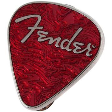 Fender Lapel Pin Guitar Pick Red