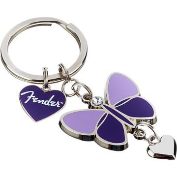 Fender Butterfly Key Chain Purple