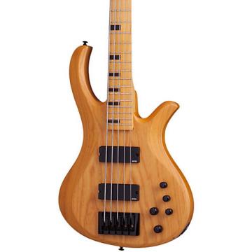 Schecter Guitar Research Riot-5 Session  5 String Electric Bass Guitar Satin Aged Natural