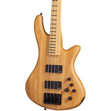Schecter Guitar Research Stiletto Session-4 Fretless Electric Bass Satin Aged Natural