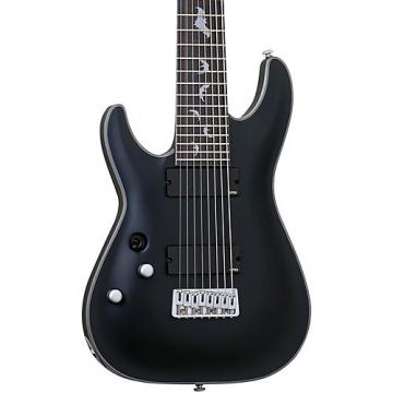 Schecter Guitar Research Damien Platinum 8 Left- Handed Electric Guitar Satin Black