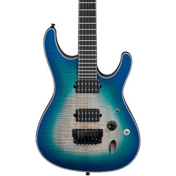 Ibanez Iron Label S Series SIX6FDFM Electric Guitar Blue Space Burst