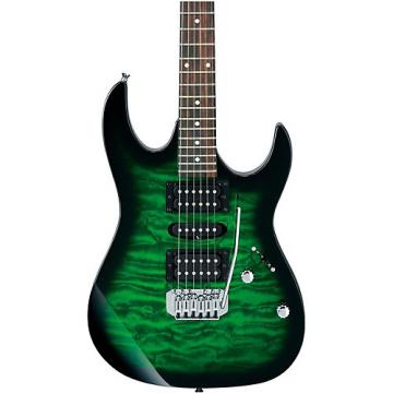 Ibanez GRX70QA GIO RX Series Electric Guitar Transparent Green Burst