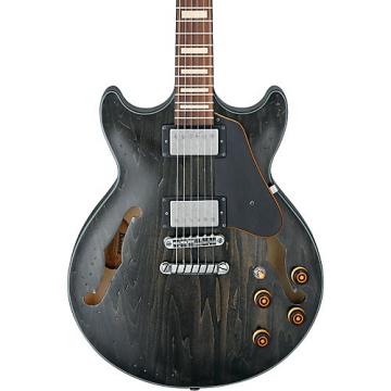 Ibanez Artcore Vintage Series AMV10A Semi-Hollow Body Electric Guitar Transparent Black