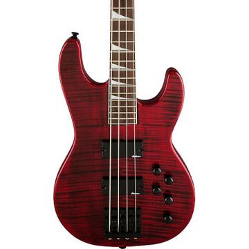 Jackson CBXNT IV Electric Bass Guitar Trans Red Rosewood Fingerboard