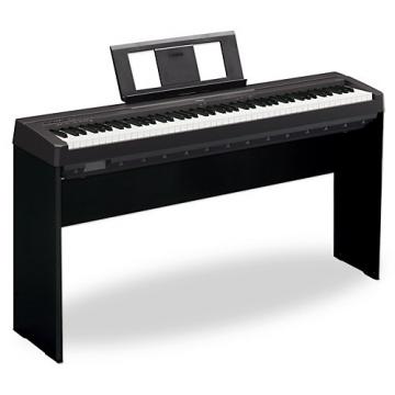 Yamaha P-45 88-Key Weighted Action Digital Piano & L85 Wood Keyboard Stand Kit