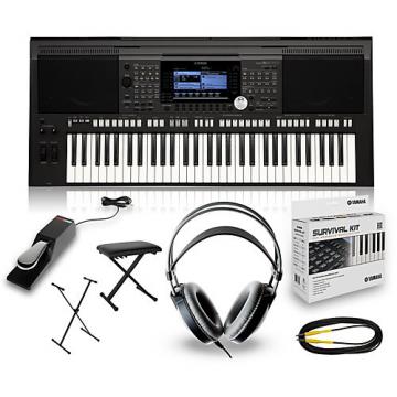Yamaha PSRS670 with Headphones, Bench, Stand and Sustain Pedal