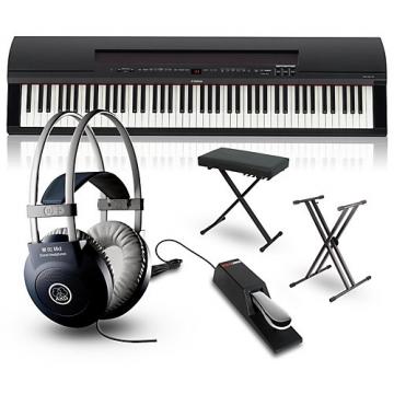 Yamaha P-255 88-Key Digital Piano Packages Black Performance Package
