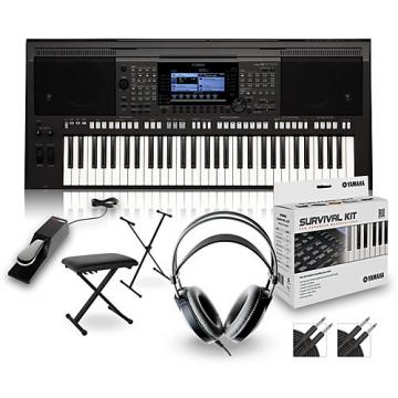 Yamaha PSRS770 with Headphones, Bench, Stand and Sustain Pedal
