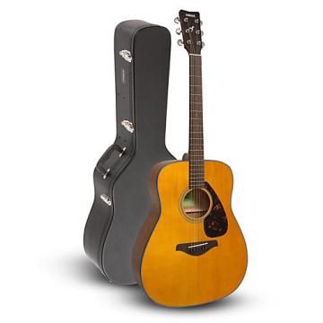 Yamaha FG800 Folk Acoustic Guitar, Vintage Tint with Road Runner RRDWA Acoustic Case