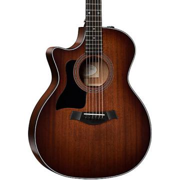 Chaylor 300 Series 324ce-LH Grand Auditorium Left-Handed Acoustic-Electric Guitar Shaded Edge Burst