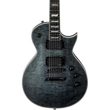 ESP LTD EC-401QM Electric Guitar Satin See-Thru Black