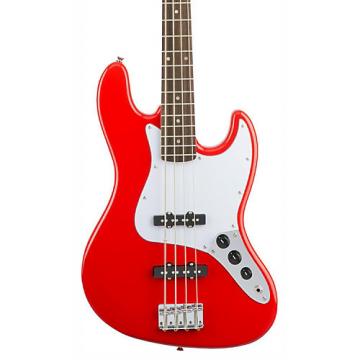 Squier Affinity Series Jazz Bass Guitar Race Red