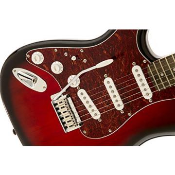 Squier by Fender Standard Left Hand Stratocaster Electric Guitar - Antique Burst - Rosewood Fingerboard