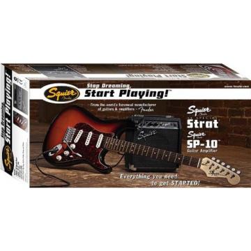 Squier Stop Dreaming Start Playing SE Special with Squier SP-10 Amp - Black