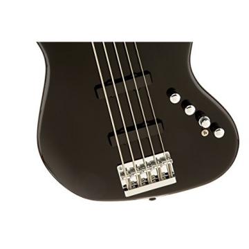 Squier by Fender Deluxe Active Jazz Bass V String, Black